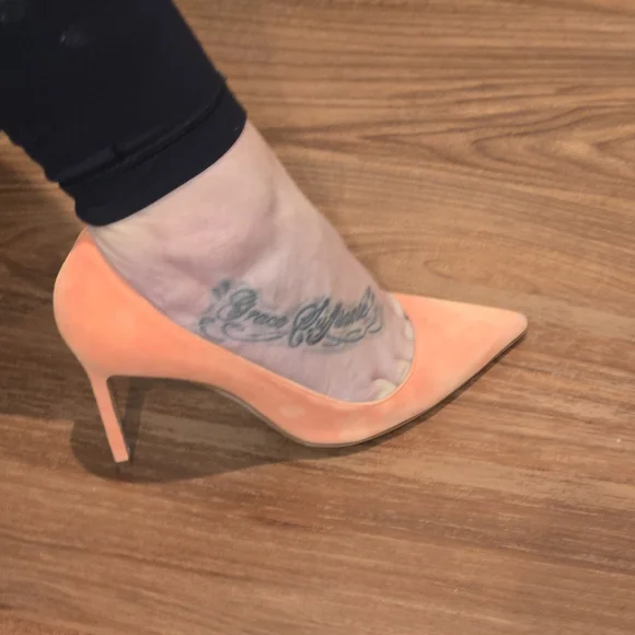 Manolo Blahnik Coral Heels